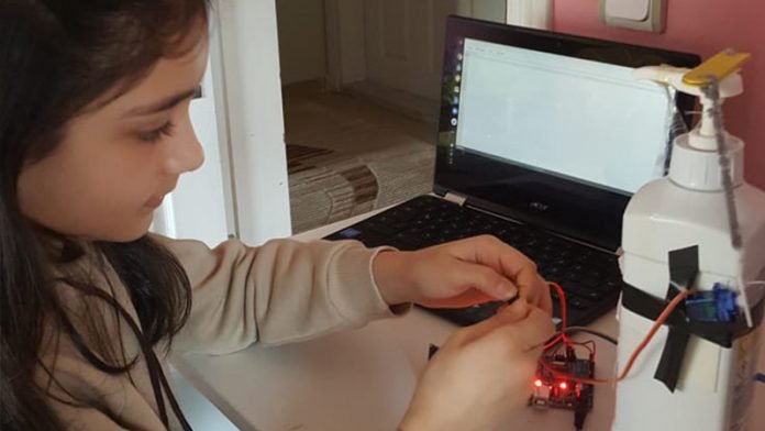 sensörlü dezenfektan