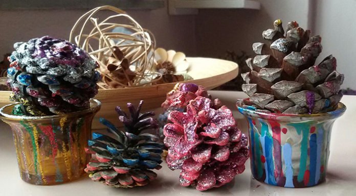 Kozalaklar ile Yapılabilecek Muhteşem Dekoratif Süsler