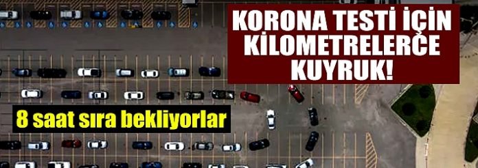 ABD'liler Korona Testi Için Uzun Kuyruklar Oluşturdu
