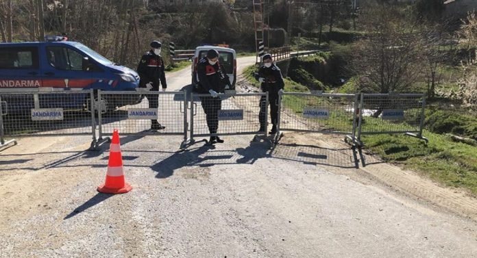 Isparta’da Bir Köy Karantinaya Alındı