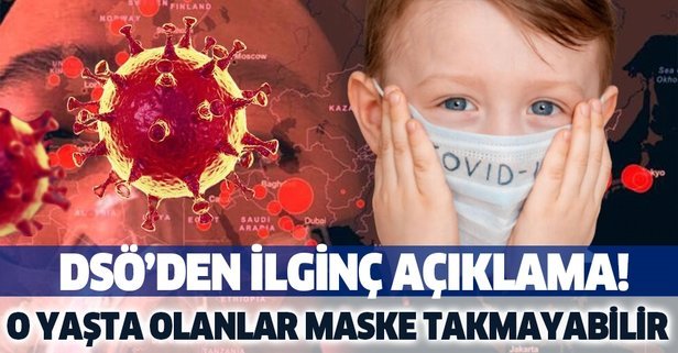 DSÖ: 5 Yaş Altı Çocukların Maske Takmasına Gerek Yok