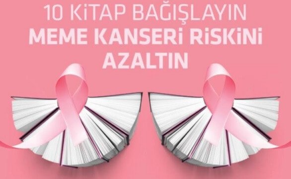 10 Kitap Bağışlayın, Meme Kanseri Riskini Azaltın