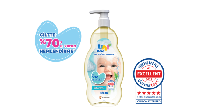 Yenilenen Uni Baby Saç ve Vücut Şampuanı